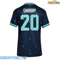 Camisa de time de futebol Alemanha Serge Gnabry #20 Replicas 2º Equipamento Feminina Mundo 2026 Manga Curta